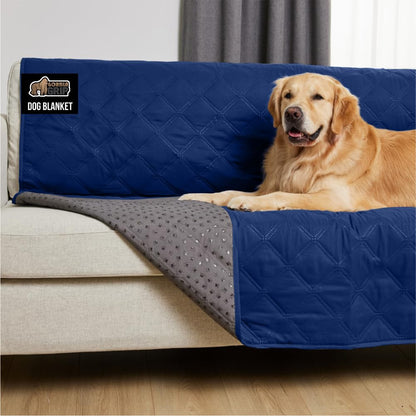 GORILLA GRIP® Waterproof Dog Blanket, Couch Cover for Dogs, 82x102 Charcoal