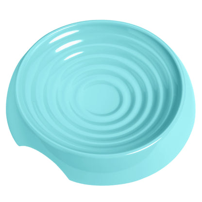 CatGuru Cat Bowls, Whisker Friendly Food Bowl for Indoor Cats, Reliefs Whisker Fatigue, Wide Kitten Dish, Non Slip Pet Dishes, Shallow Pet Plates (Marshmallow, (Pack of 2))