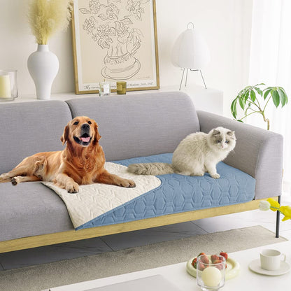 Tcksstex Waterproof Blanket Couch Cover for Dogs Pet Sofa Protector