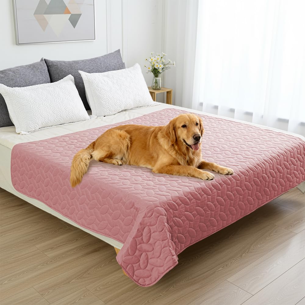Ameritex Pet Bed Cover Dog Bed Blanket for Sofa and Furniture Waterproof New Pattern Design (52x82 Inch, Dark Grey)