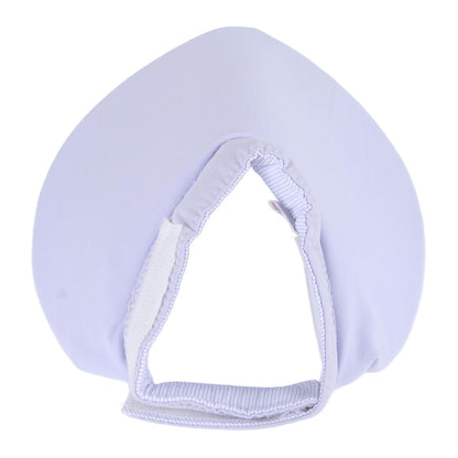 Yinhing Pet Bib for Cats Soft Lightweight Licking and Biting Prevention Hook and Closure Absorbent Saliva Towel M Size Stylish Design for Comfort and Cleanliness (Light Blue)