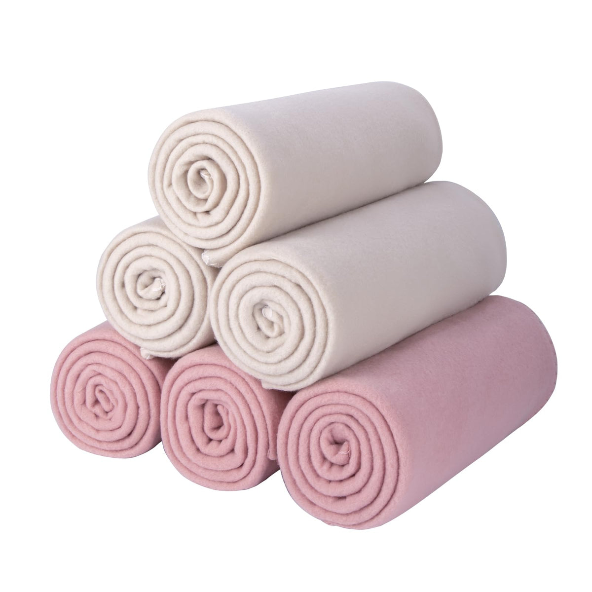 CAI TENG Fleece Throw Blankets Lightweight Warm for Soft Cozy Pet-Friendly Bulk Fleece Blanket Solid for Home, Bed, Sofa, Dorm, Office, Gifts, Outdoor (Black, Pack of 6-50 x 60 inch)