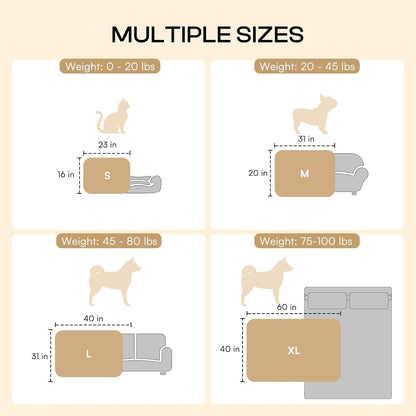 LINENLUX Dog Blankets 3-Pack, Super Soft Fluffy Fleece Pet Throw Warm