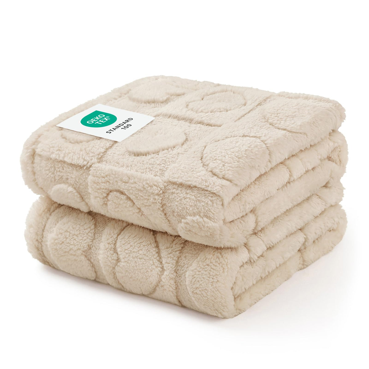 Luciphia 2 Pack Small Dog Blanket, Cozy Fleece Throw for Puppy Cat,30"x20"