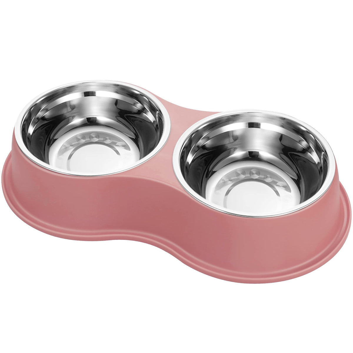 Epetslove Stainless Steel Dog Bowls Double Non-Slip Dog Water and Food Bowl