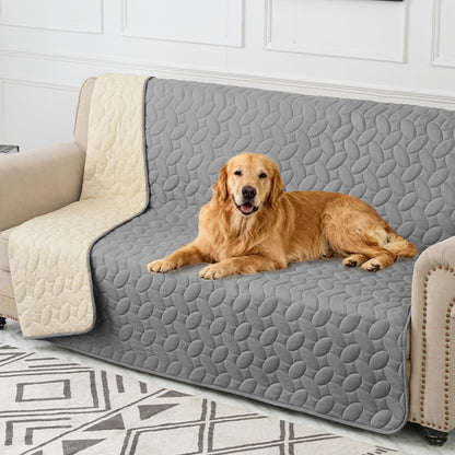 Ameritex Pet Bed Cover Dog Bed Blanket for Sofa and Furniture Waterproof New Pattern Design (52x82 Inch, Dark Grey)