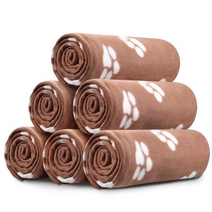 Comsmart Dog Blankets, 6 Pack Fleece Pet Blankets, 24x28 Inches