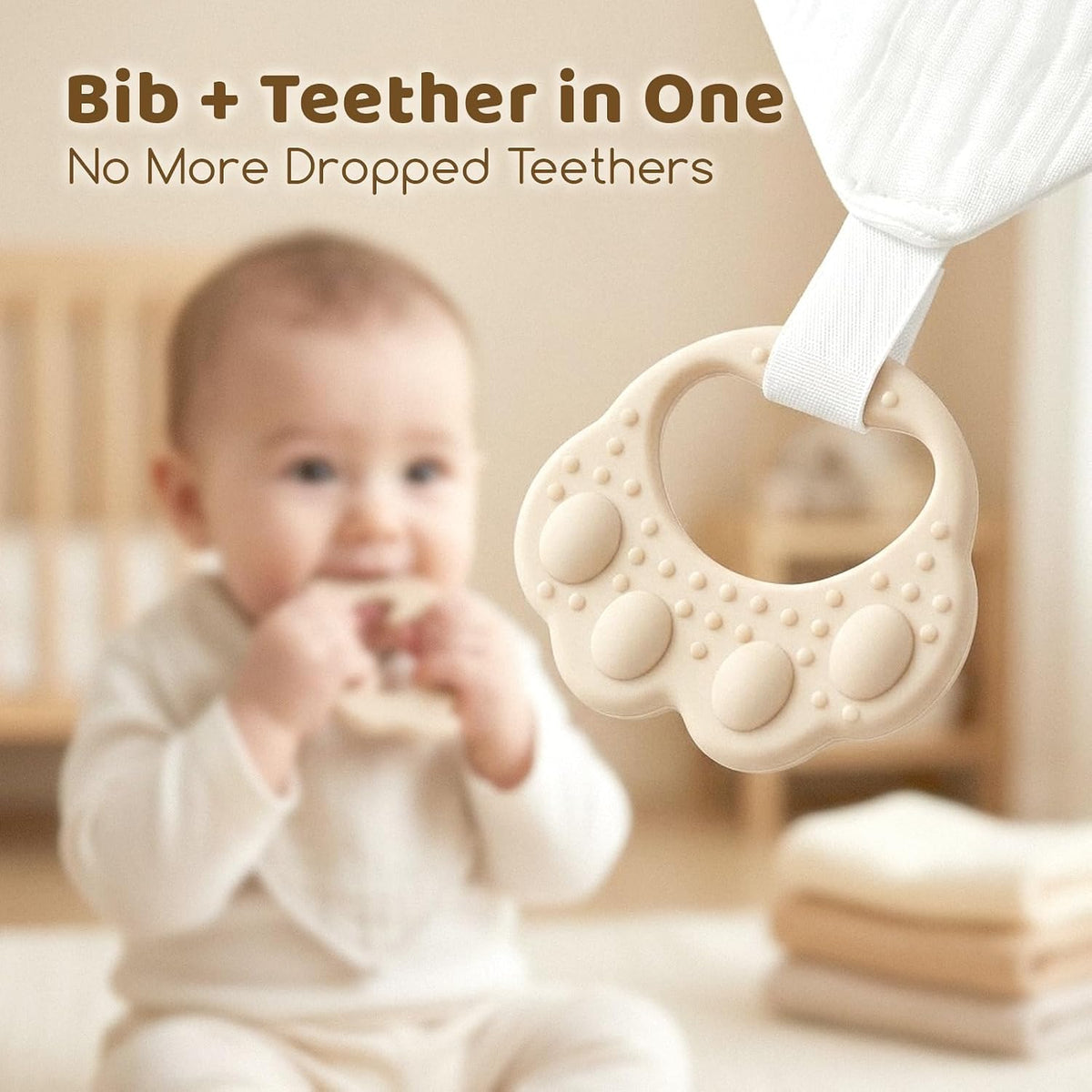 8-Pack Muslin Baby Bibs for Drooling and Teething