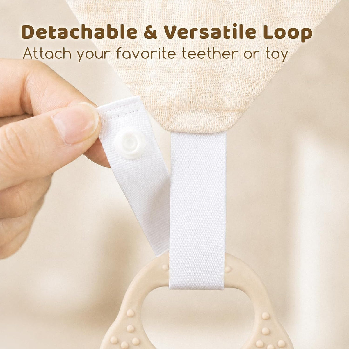 8-Pack Muslin Baby Bibs for Drooling and Teething