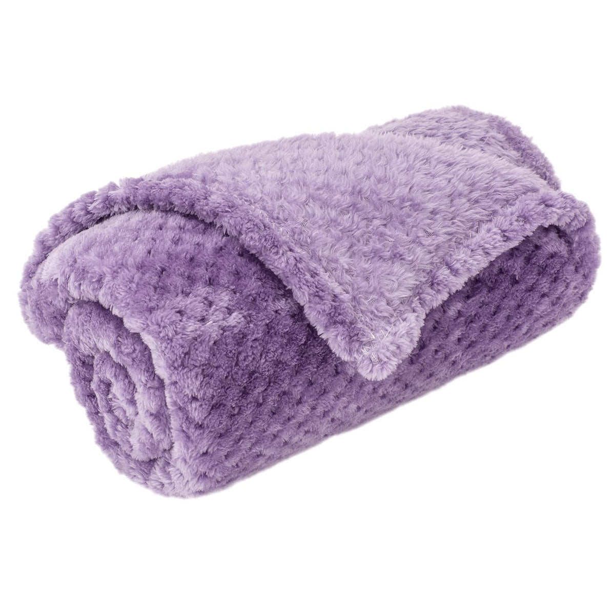 Warm Soft Fuzzy Dog or Cat Blanket, Plush Fleece Throws for Puppy, Kitten, Medium, Large Dogs - Blue (M/32" x 40")