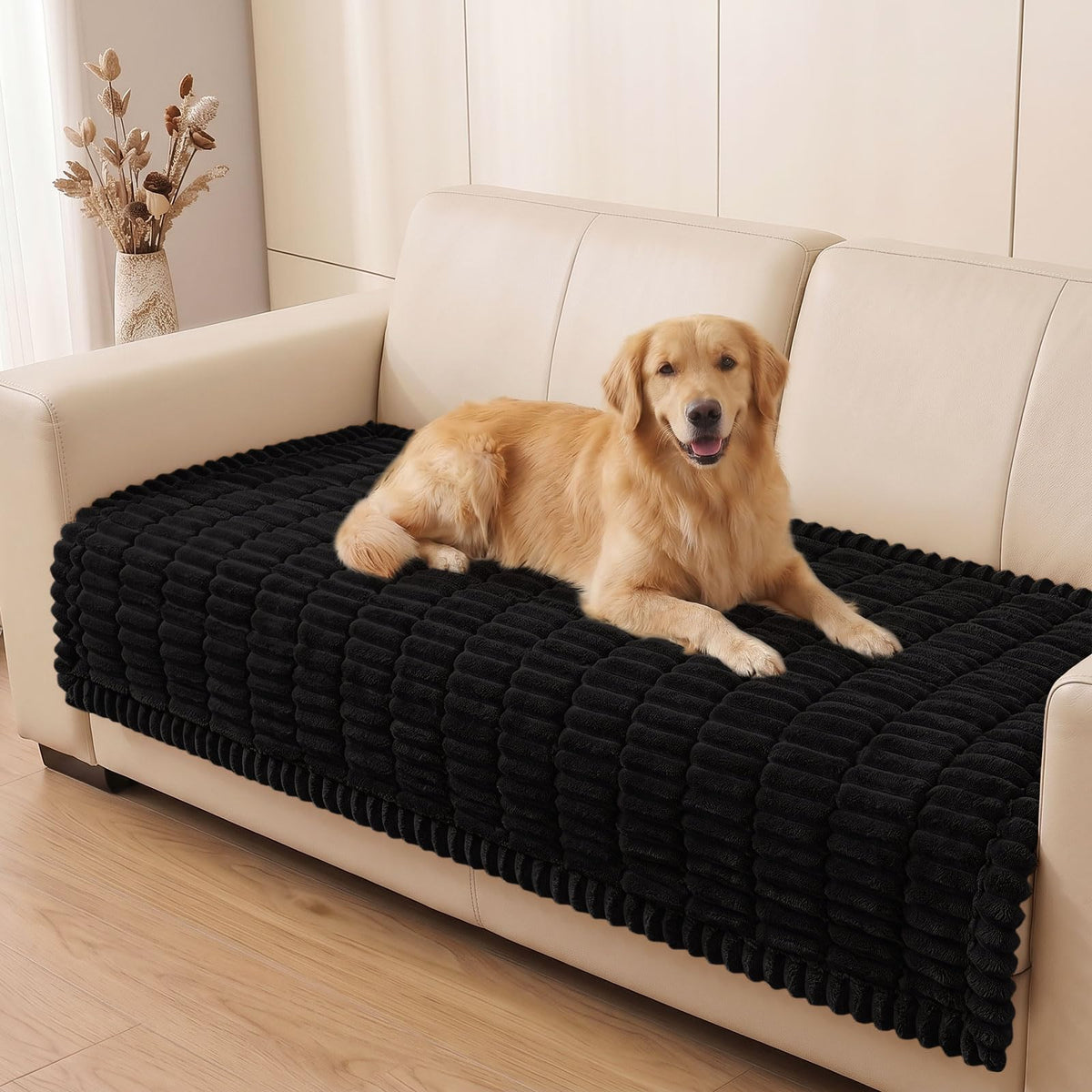 Smiry Couch Cover for Dogs, Non Slip Washable Sofa Protector for Pets