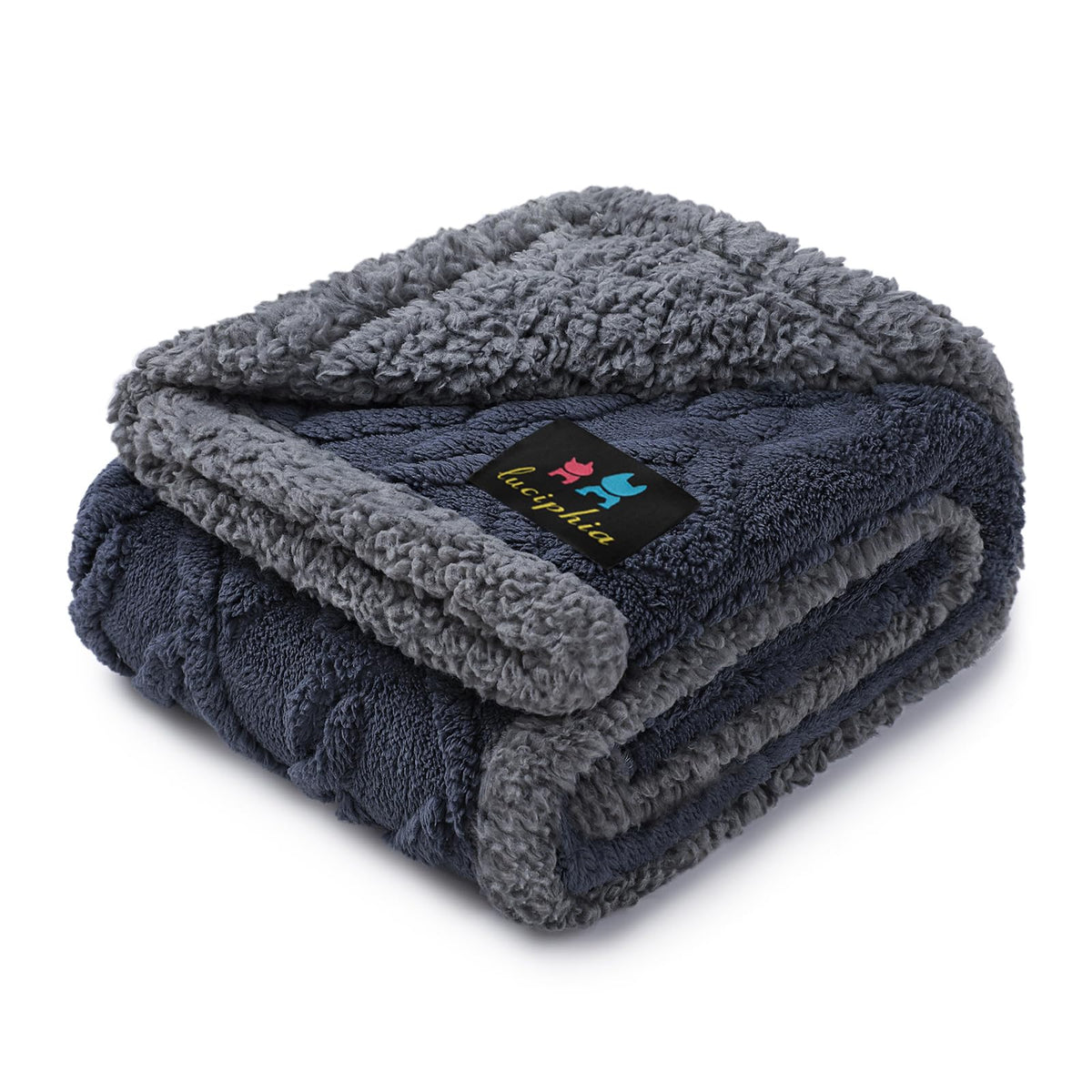 Luciphia Waterproof Blanket for Twin Bed Reversible Fleece Couch Cover