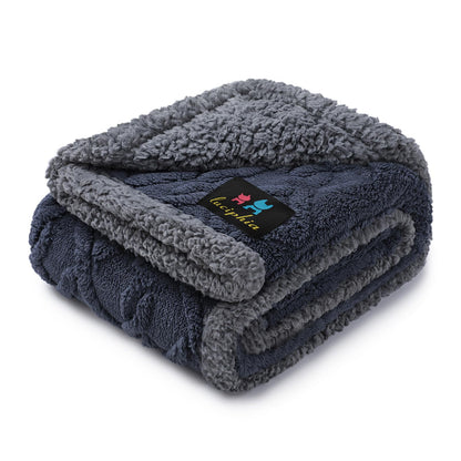 Luciphia Waterproof Blanket for Twin Bed Reversible Fleece Couch Cover
