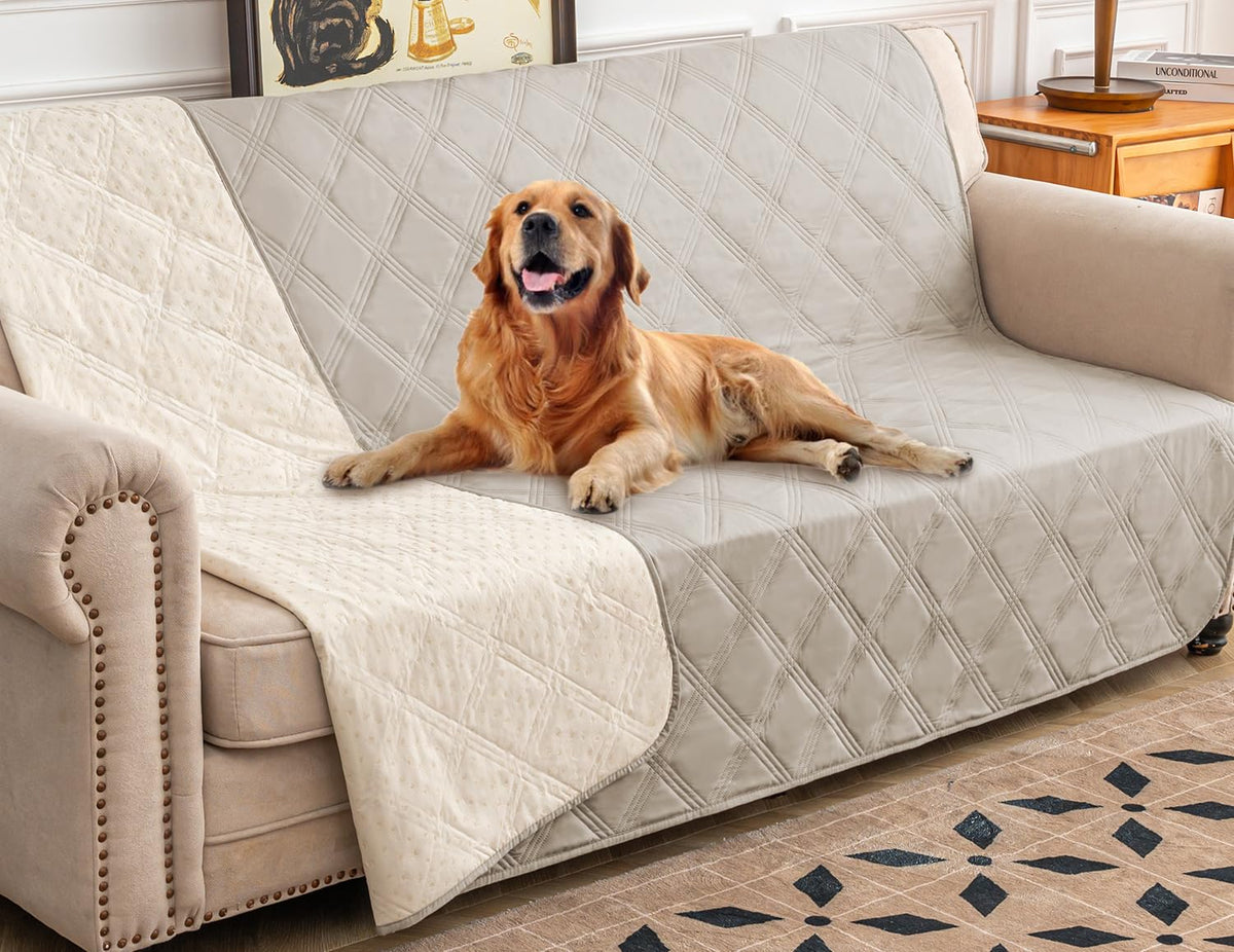 Ameritex Waterproof Dog Bed Cover Pet Blanket with Anti-Slip Back