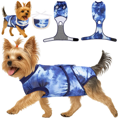 Surgery Recovery Suit for Female Male Dog, Soft Onesie After Spay Neuter,XS