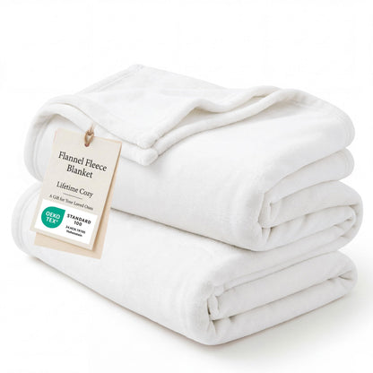 Bedsure GentleSoft Fleece Blanket Twin Size Grey - 300GSM Lightweight Plush Fuzzy Cozy Soft Warm Blanket for Bed, Sofa, Couch, Travel, Camping, 60x80 inches