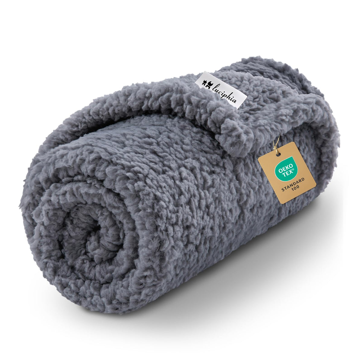 Luciphia Ultra Soft Sherpa Fleece Dog Puppy Cat Blanket for Small Pets