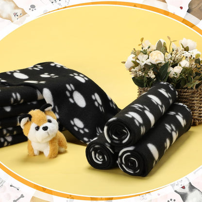 Tatuo 10 Pcs Puppy Blanket for Dog Cat, 24 x 28 Inch, Cool Color