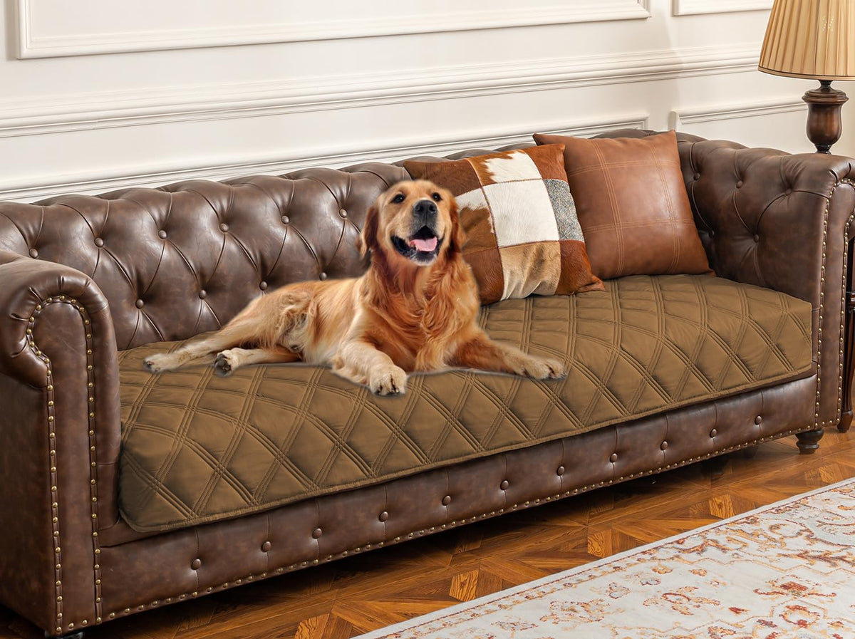 Ameritex Waterproof Dog Bed Cover Pet Blanket with Anti-Slip Back