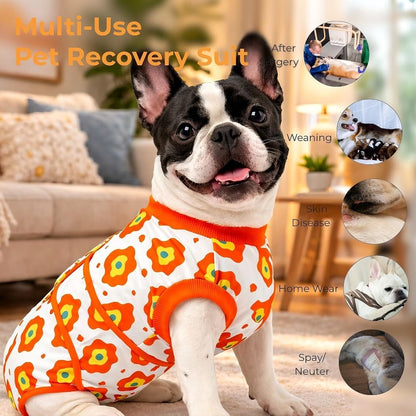 Surgery Recovery Suit for Female Male Dog, Soft Onesie After Spay Neuter,XS
