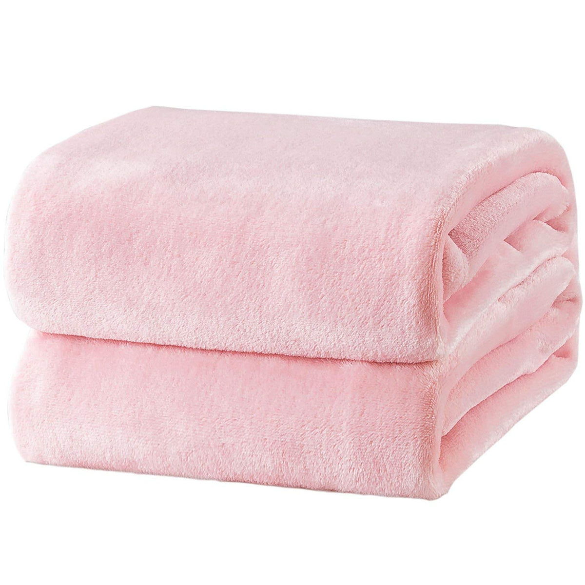 Bedsure GentleSoft Fleece Blanket Twin Size Grey - 300GSM Lightweight Plush Fuzzy Cozy Soft Warm Blanket for Bed, Sofa, Couch, Travel, Camping, 60x80 inches