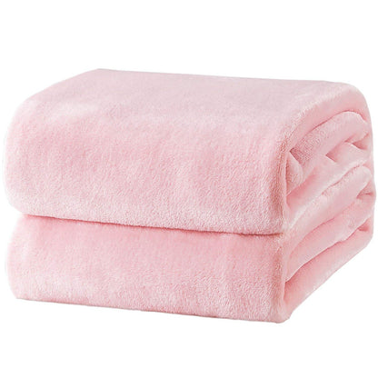Bedsure GentleSoft Fleece Blanket Twin Size Grey - 300GSM Lightweight Plush Fuzzy Cozy Soft Warm Blanket for Bed, Sofa, Couch, Travel, Camping, 60x80 inches