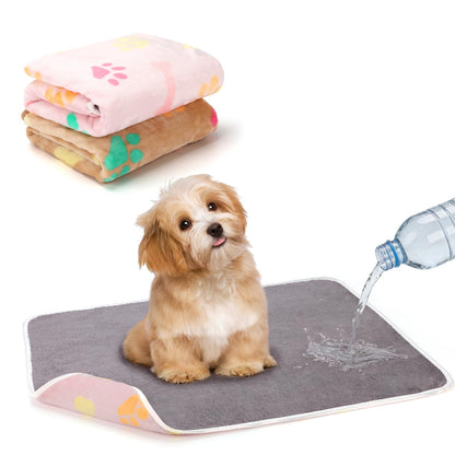 YUEPET 2 Pack Puppy Waterproof Blankets for Small Dogs, Dog Blanket 23"x16"