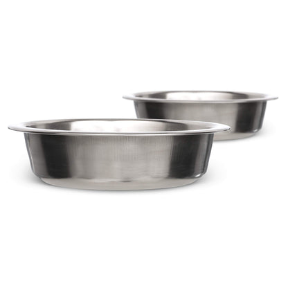 Neater Pet Brands 9 Cup (72 oz.) Stainless Steel Dog Bowls, 1 Single Neater Feeder Replacement Bowl (Large Deluxe Model), Dog Food Bowl or Water Bowls, Dishwasher Safe Metal Dish for Large Dogs