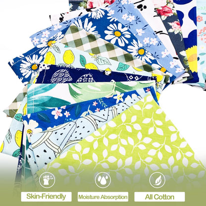 PET SHOW 50 Pack Boy Cotton Dog Bandanas Bulk for Small Dogs