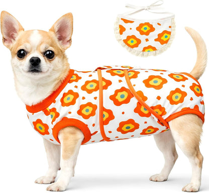 Surgery Recovery Suit for Female Male Dog, Soft Onesie After Spay Neuter,XS