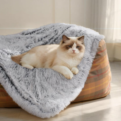 Luciphia Calming Waterproof Dog Blanket, Reversible Faux Fur Pet Blanket