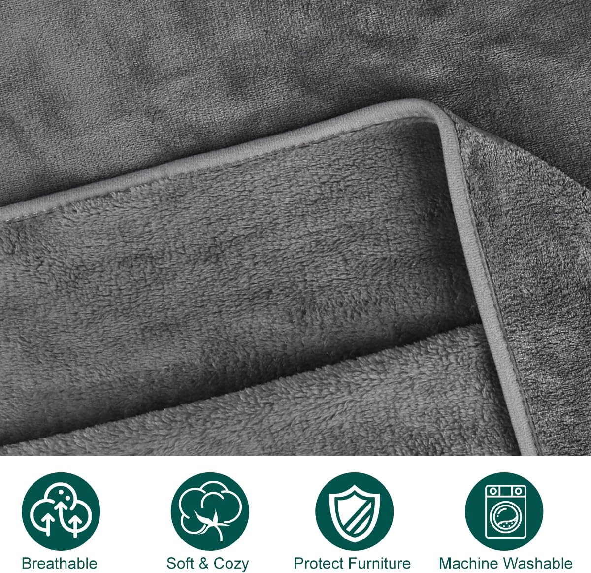 Onarway Dog Blanket Washable for Puppy: 4 Packs Dog Blankets 28”x20”