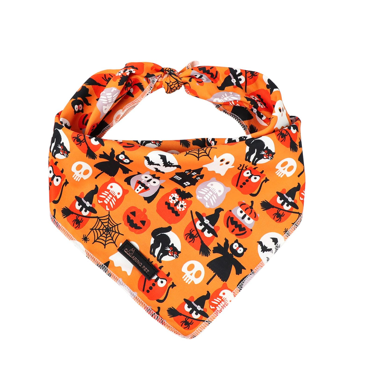 ARING PET Summer Dog Bandana-Cute Blue Dog Bandanas, Comfortable Pet Scarf Dogs Triangle Bibs for Small to Large Boy Girl Dogs and Cats