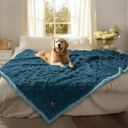 Luciphia Waterproof Blanket for Twin Bed Reversible Fleece Couch Cover