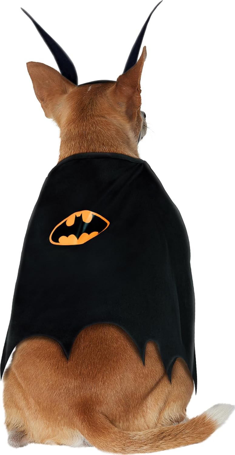 DC Comics Superheroes: Batman Pet Costume for Dogs or Cats by Rubies, Medium