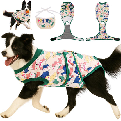Surgery Recovery Suit for Female Male Dog, Soft Onesie After Spay Neuter,XS