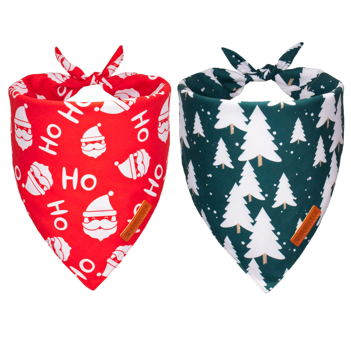 ADOGGYGO Rainbow Dog Bandana, 2 Pack Pride Bandana for Dogs, X-Large