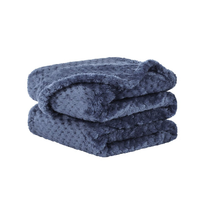 uxcell Fluffy Knitted Pet Blanket for Kitten Doggy 27x40 Burgundy