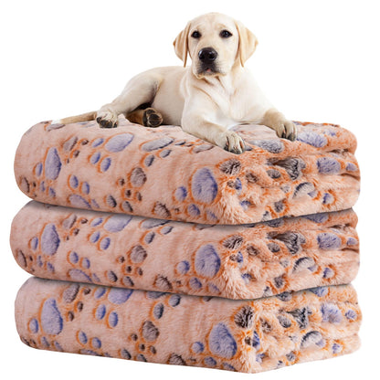 Rezutan Blanket for Large Dogs & Cats Soft Reversible Cute Paw 40"x31"