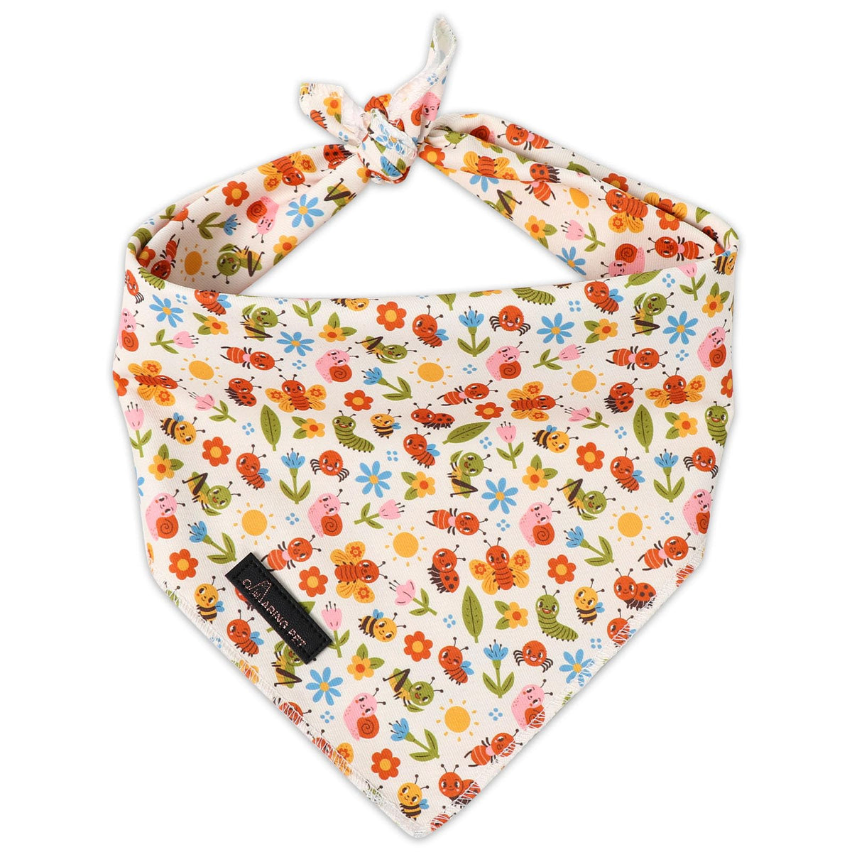 ARING PET Summer Dog Bandana-Cute Blue Dog Bandanas, Comfortable Pet Scarf Dogs Triangle Bibs for Small to Large Boy Girl Dogs and Cats