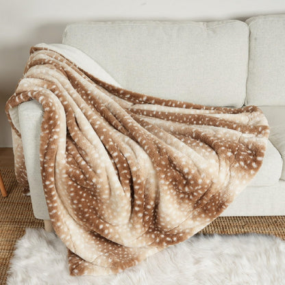 COZY KISS Waterproof Pet Blanket for Large Dog & Cat, 30x40 inch Cream