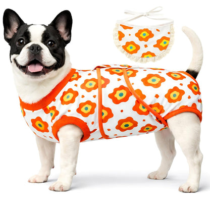 Surgery Recovery Suit for Female Male Dog, Soft Onesie After Spay Neuter,XS