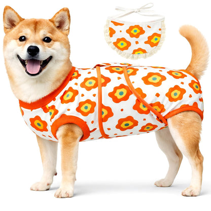 Surgery Recovery Suit for Female Male Dog, Soft Onesie After Spay Neuter,XS