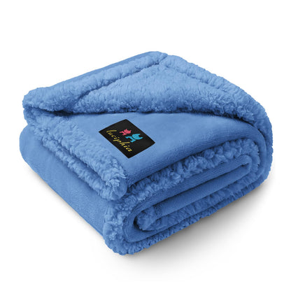 Luciphia Waterproof Blanket for Large Dog, Reversible Sherpa Bed Cover