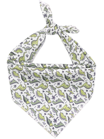 ARING PET Summer Dog Bandana-Cute Blue Dog Bandanas, Comfortable Pet Scarf Dogs Triangle Bibs for Small to Large Boy Girl Dogs and Cats