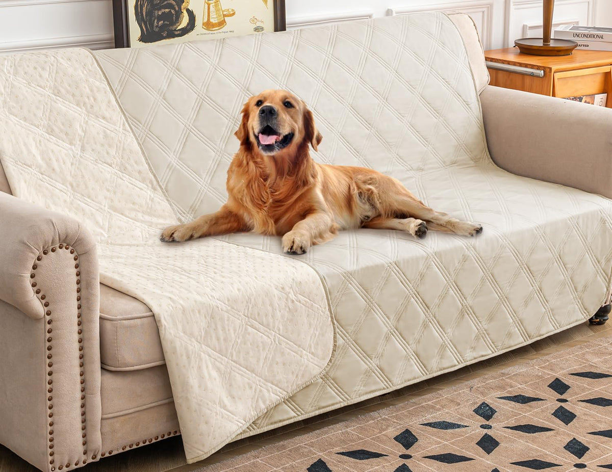 Ameritex Waterproof Dog Bed Cover Pet Blanket with Anti-Slip Back