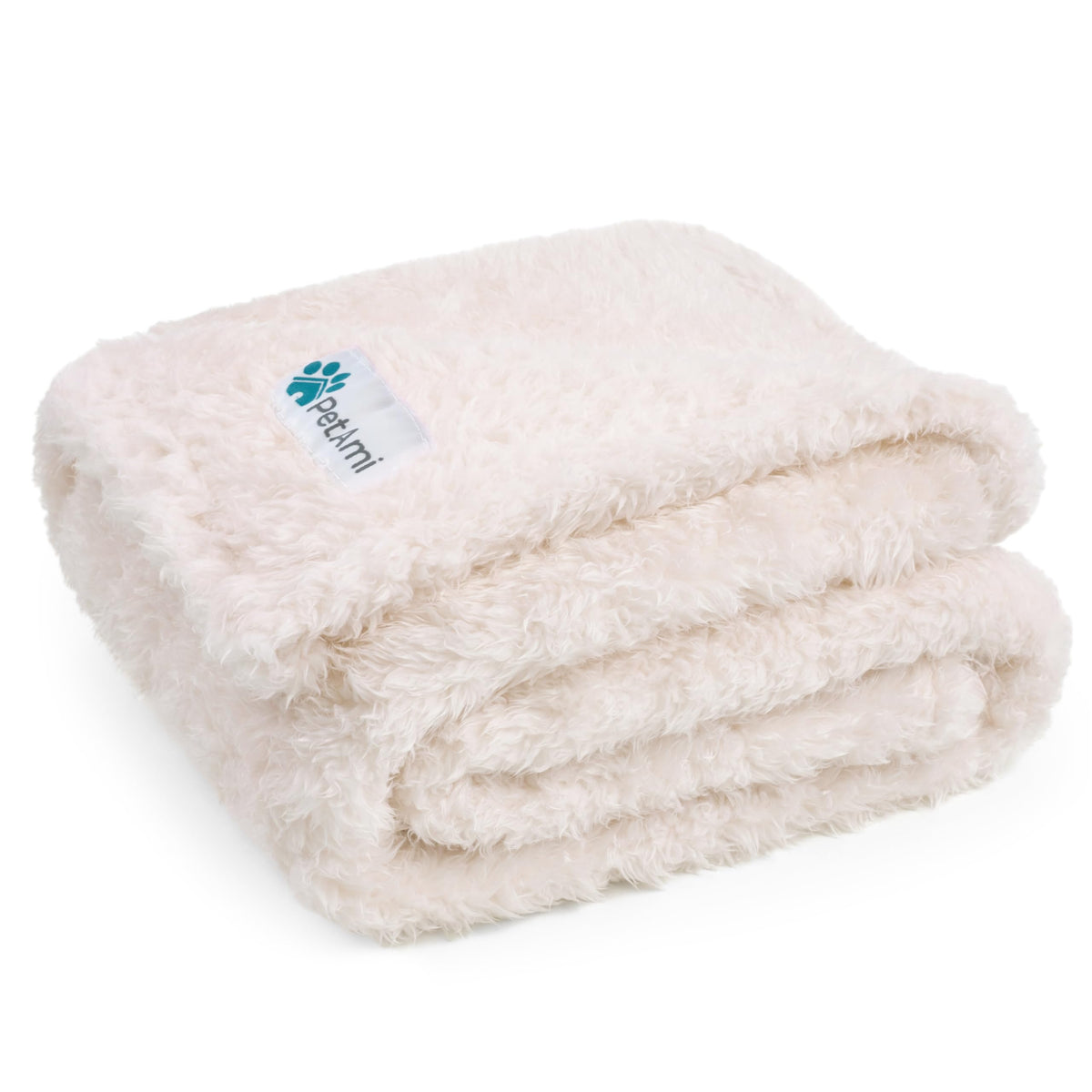 PetAmi Soft Plush Sherpa Dog Blanket for Pet Cat, Medium 29x40, Dusty Blue