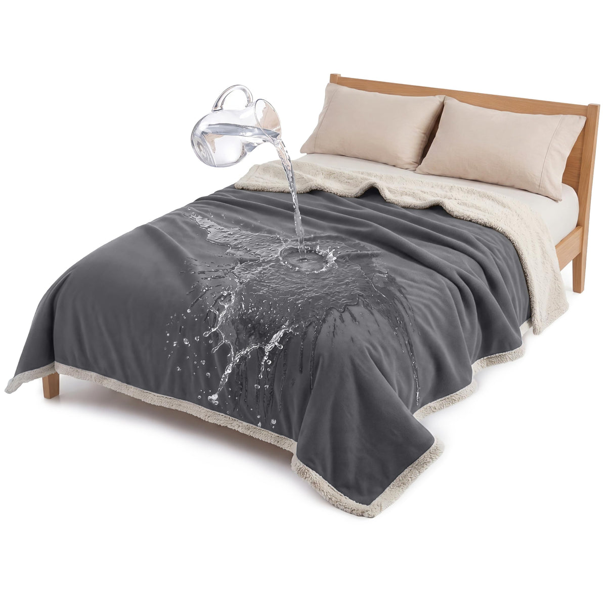 Kritter Planet Waterproof Reversible Pet Blanket for Small Dogs