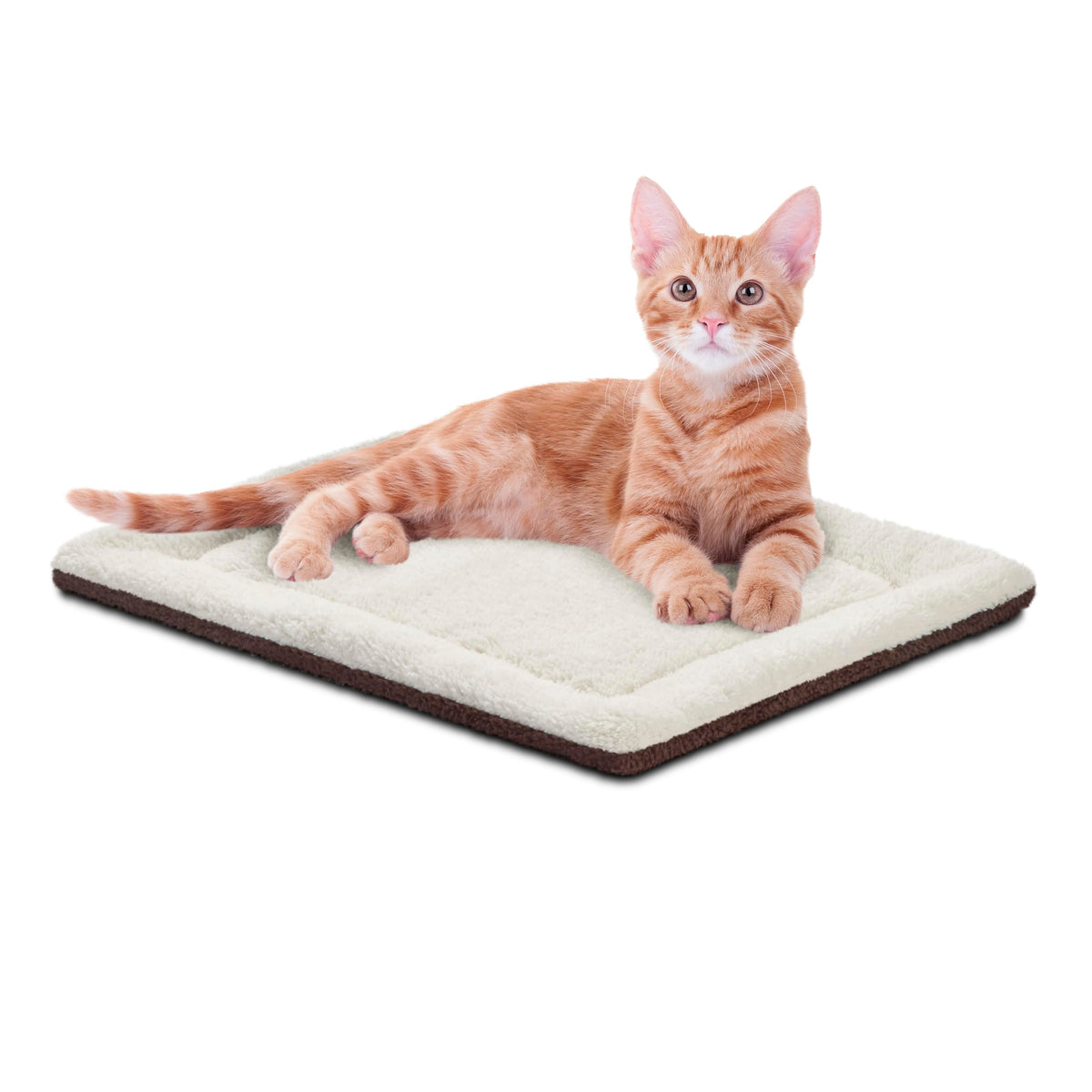 K&H Self-Warming Cat Bed Pad, Self Heating Pad, Small 21 X 17 Gray/ Black