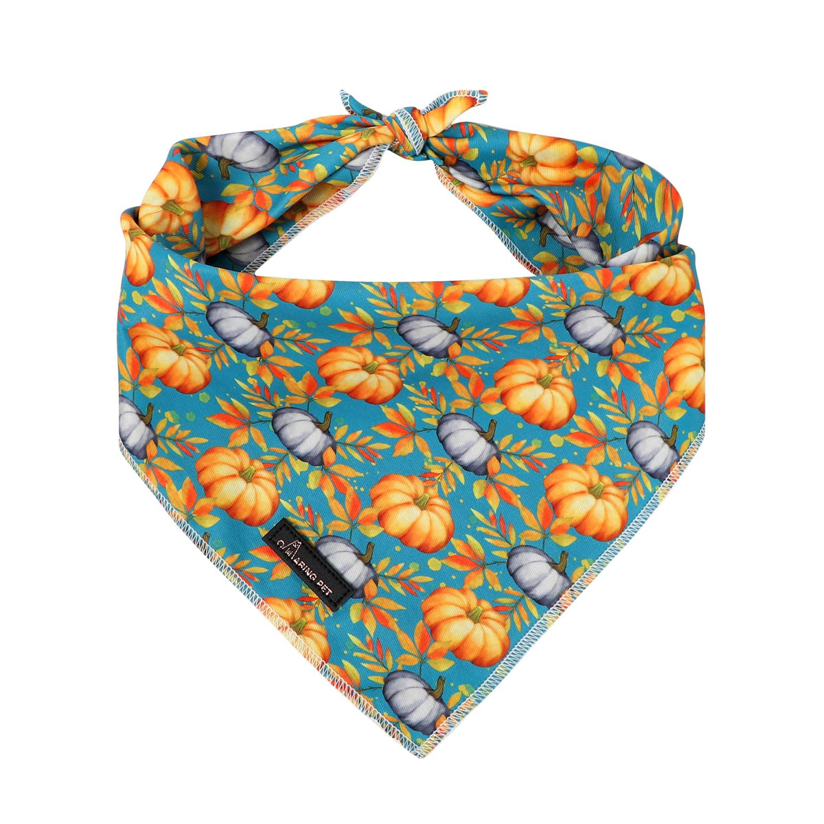 ARING PET Summer Dog Bandana-Cute Blue Dog Bandanas, Comfortable Pet Scarf Dogs Triangle Bibs for Small to Large Boy Girl Dogs and Cats